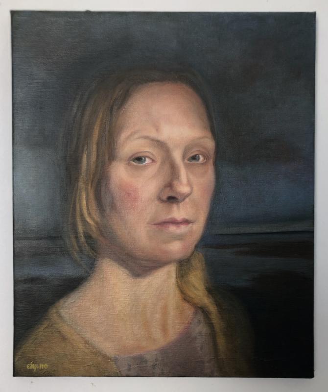 Self-portrait 2019 (in front of Karmøy)